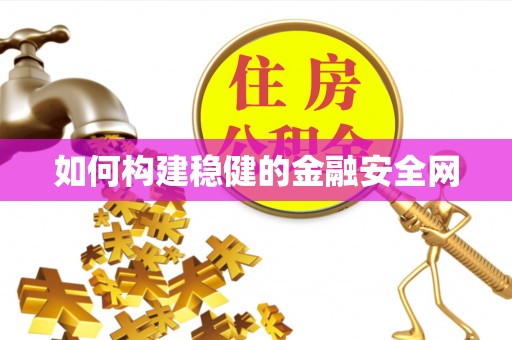 将乐如何构建稳健的金融安全网