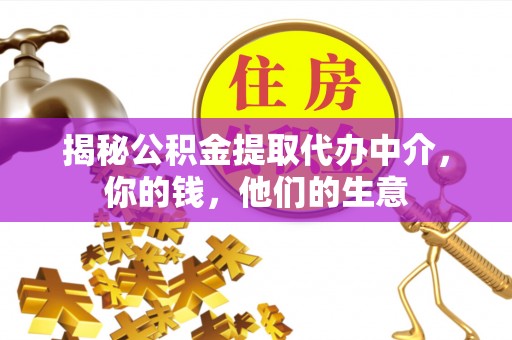 将乐揭秘公积金提取代办中介，你的钱，他们的生意
