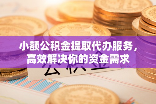 将乐小额公积金提取代办服务，高效解决你的资金需求