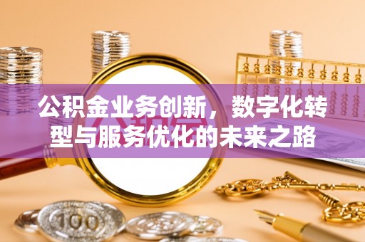 将乐公积金业务创新，数字化转型与服务优化的未来之路