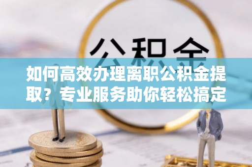 将乐如何高效办理离职公积金提取？专业服务助你轻松搞定
