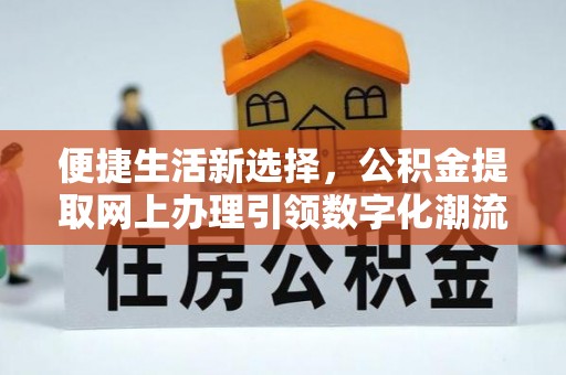 将乐便捷生活新选择，公积金提取网上办理引领数字化潮流