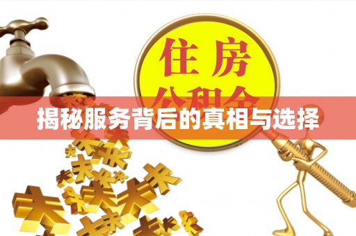 将乐揭秘服务背后的真相与选择