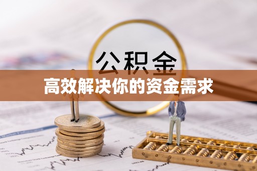 将乐高效解决你的资金需求