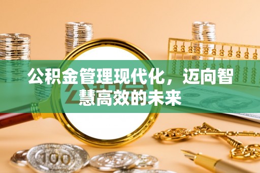 将乐公积金管理现代化，迈向智慧高效的未来
