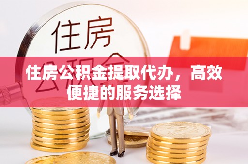 将乐住房公积金提取代办，高效便捷的服务选择