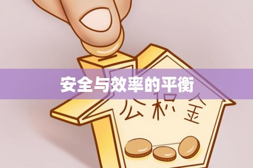 将乐安全与效率的平衡