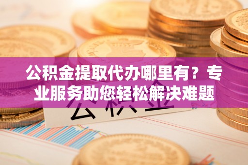 将乐公积金提取代办哪里有？专业服务助您轻松解决难题