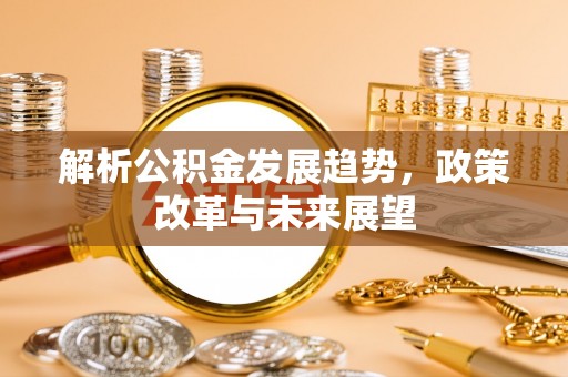 将乐解析公积金发展趋势，政策改革与未来展望