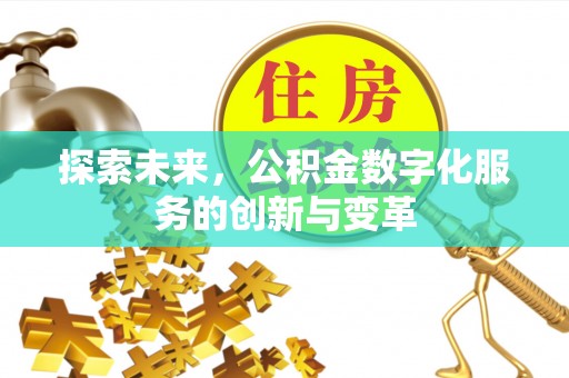 将乐探索未来，公积金数字化服务的创新与变革
