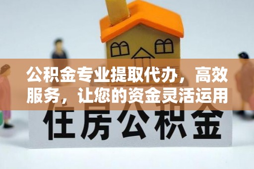 将乐公积金专业提取代办，高效服务，让您的资金灵活运用