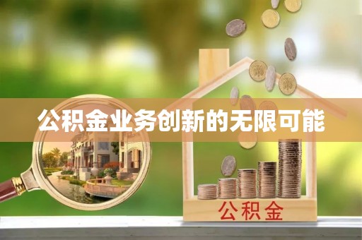 将乐公积金业务创新的无限可能