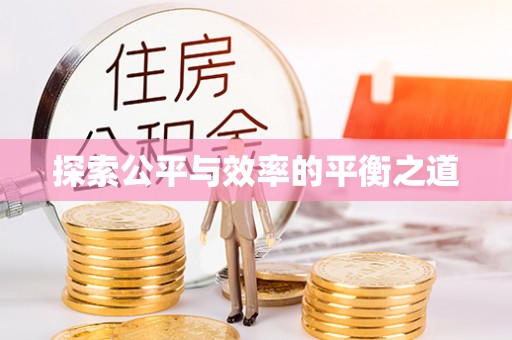 将乐探索公平与效率的平衡之道