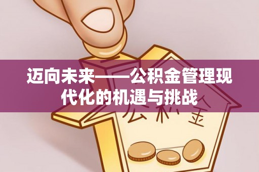 将乐迈向未来——公积金管理现代化的机遇与挑战