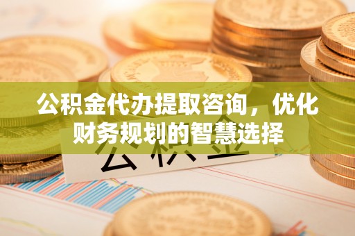 将乐公积金代办提取咨询，优化财务规划的智慧选择