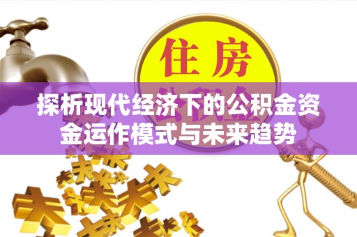 将乐探析现代经济下的公积金资金运作模式与未来趋势