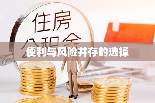 将乐便利与风险并存的选择