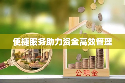 将乐便捷服务助力资金高效管理