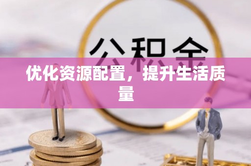 将乐优化资源配置，提升生活质量